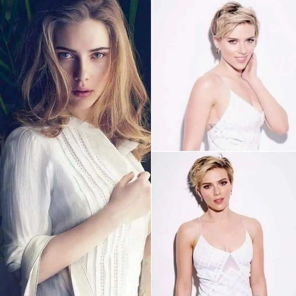 Reveling In Scarlett Johansson's Timeless Elegance In White
