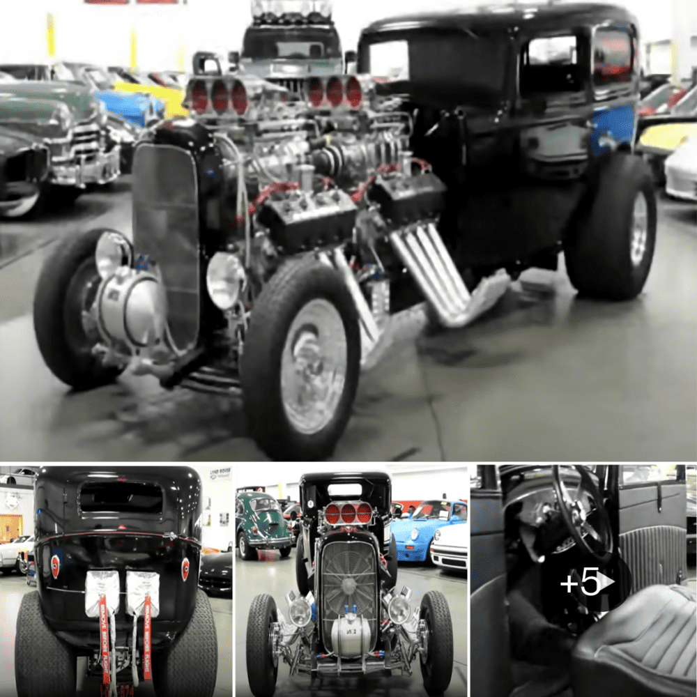 Twice Blown Powered 1932 Ford Delivery Is Between Classic And Modern Design