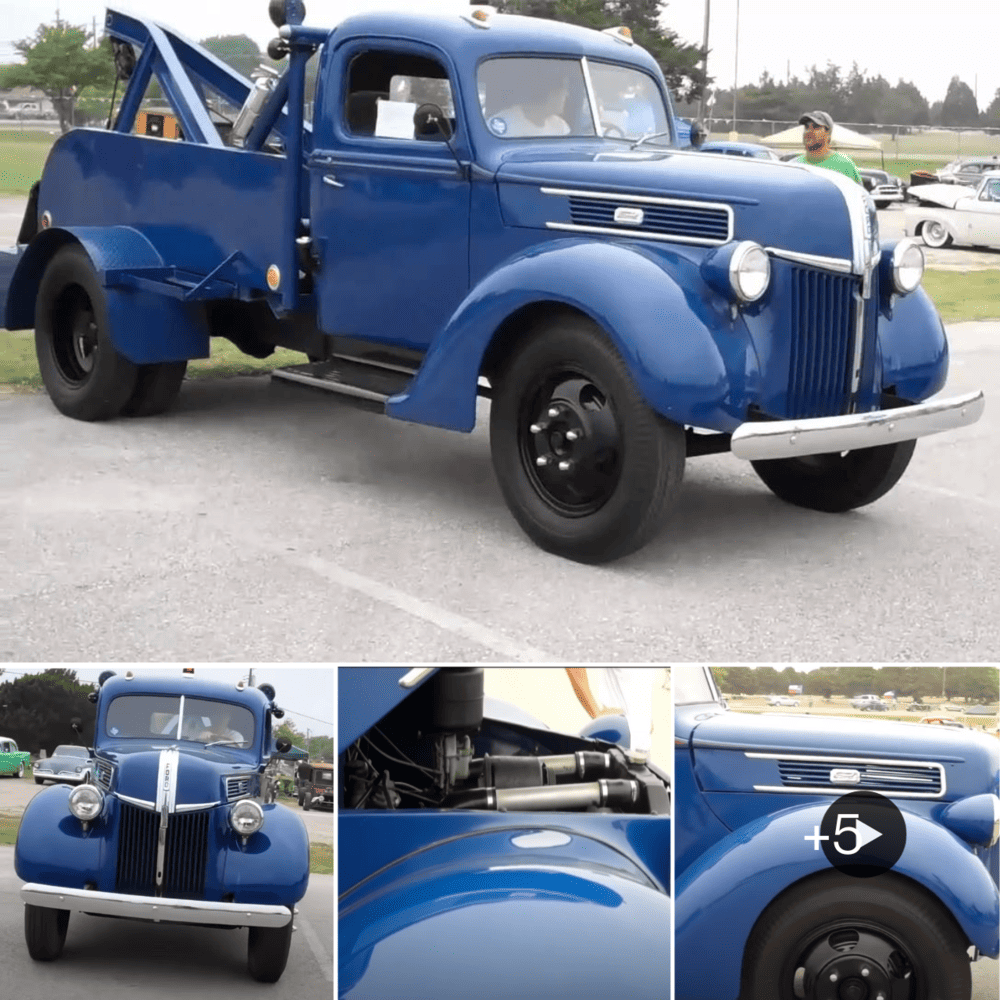 Video 1941 Model 2 Ton Ford Tow Truck 1