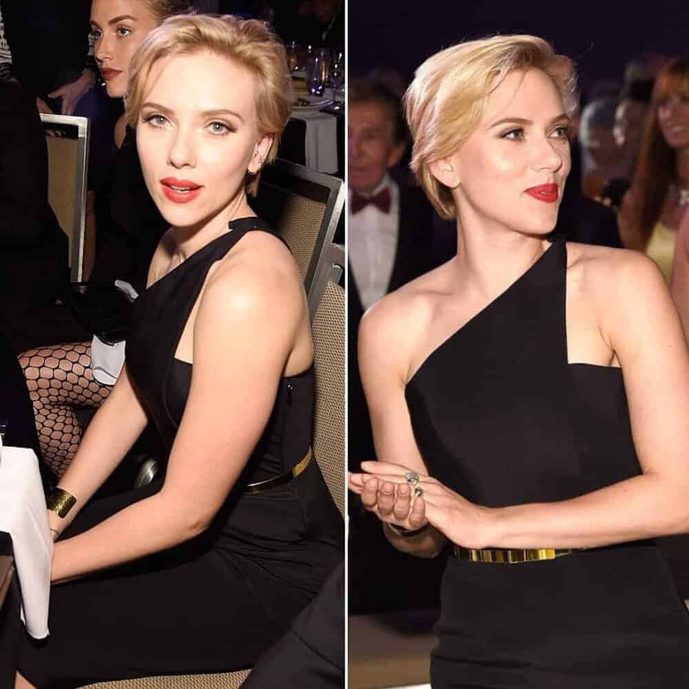 Scarlett Johansson Stuns The Red Carpet At Friars Club Gala