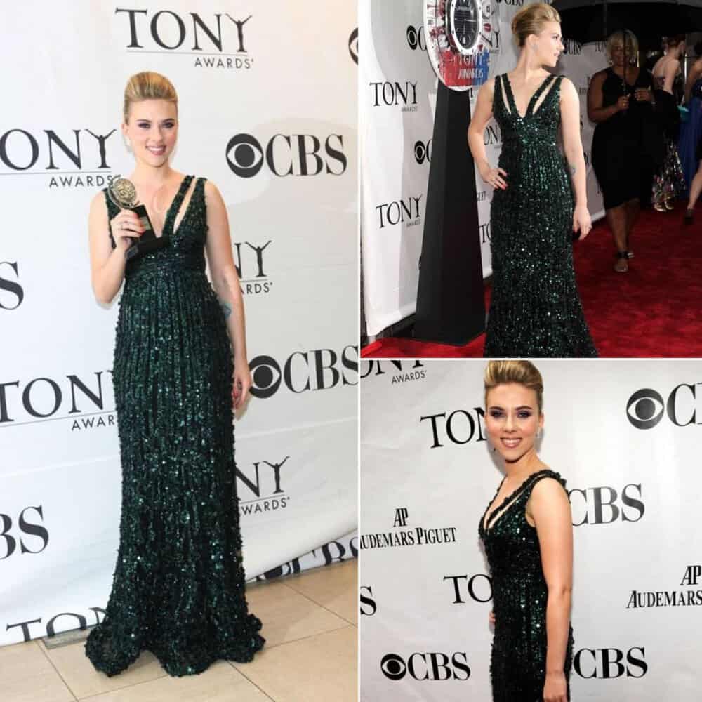 Scarlett Johansson Dazzles Broadway At The 64th Tony Awards