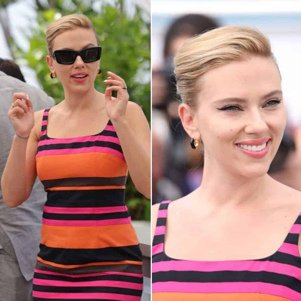 Scarlett Johansson Shines At Cannes Photocall For Asteroid City