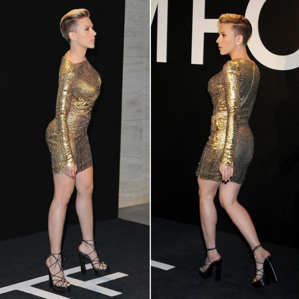 Scarlett Johansson Shines In Tom Ford's Latest Fashion Spectacle