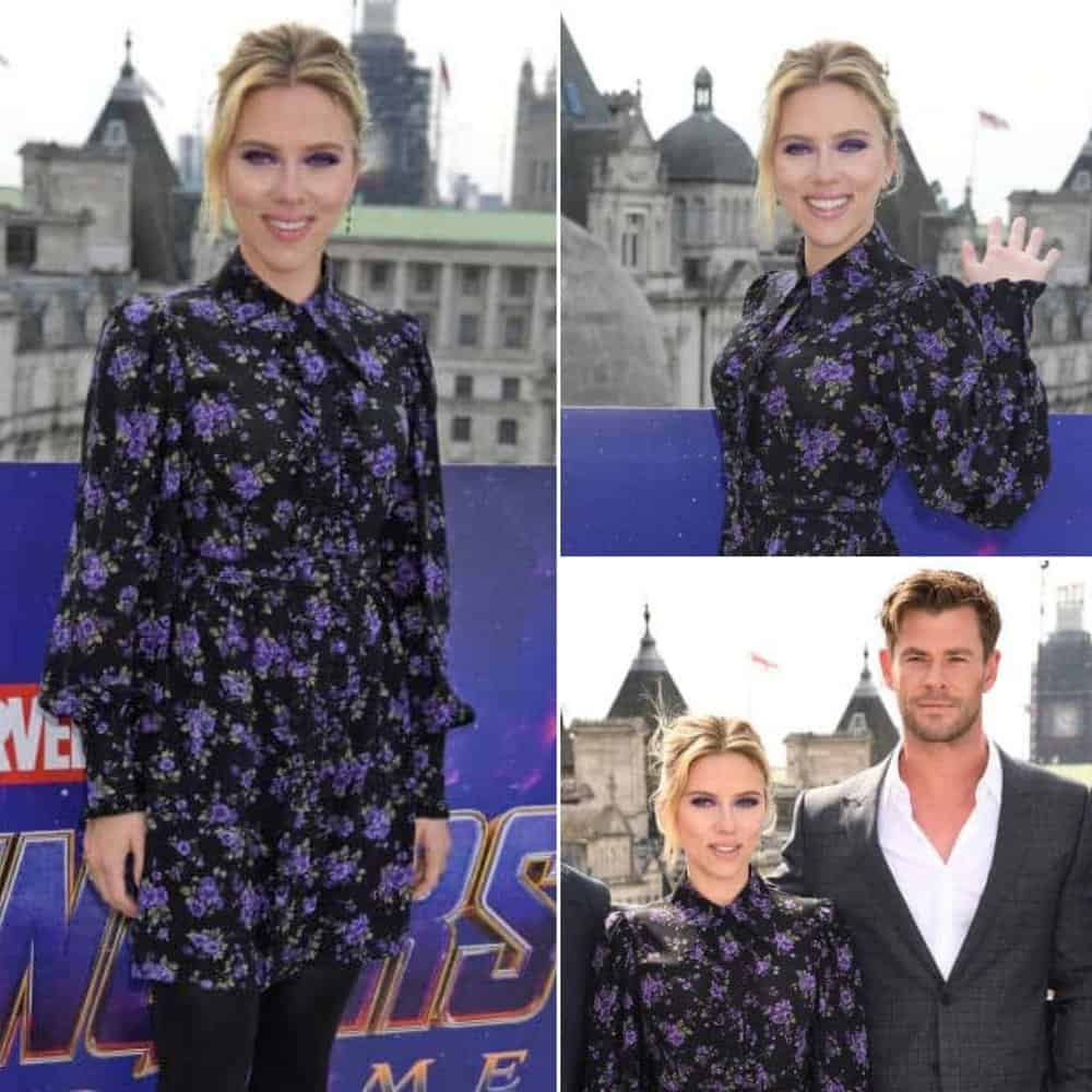 A Marvelous Affair Scarlett Johansson Dazzles At Avengers Endgame Photocall