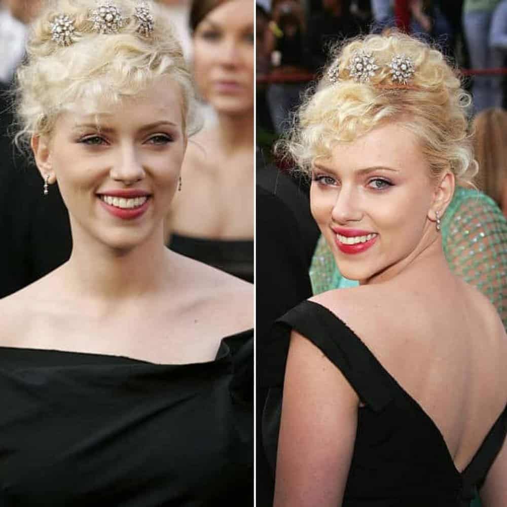 Starlit Splendor Scarlett Johansson's Dazzling Night At The 77th Academy Awards