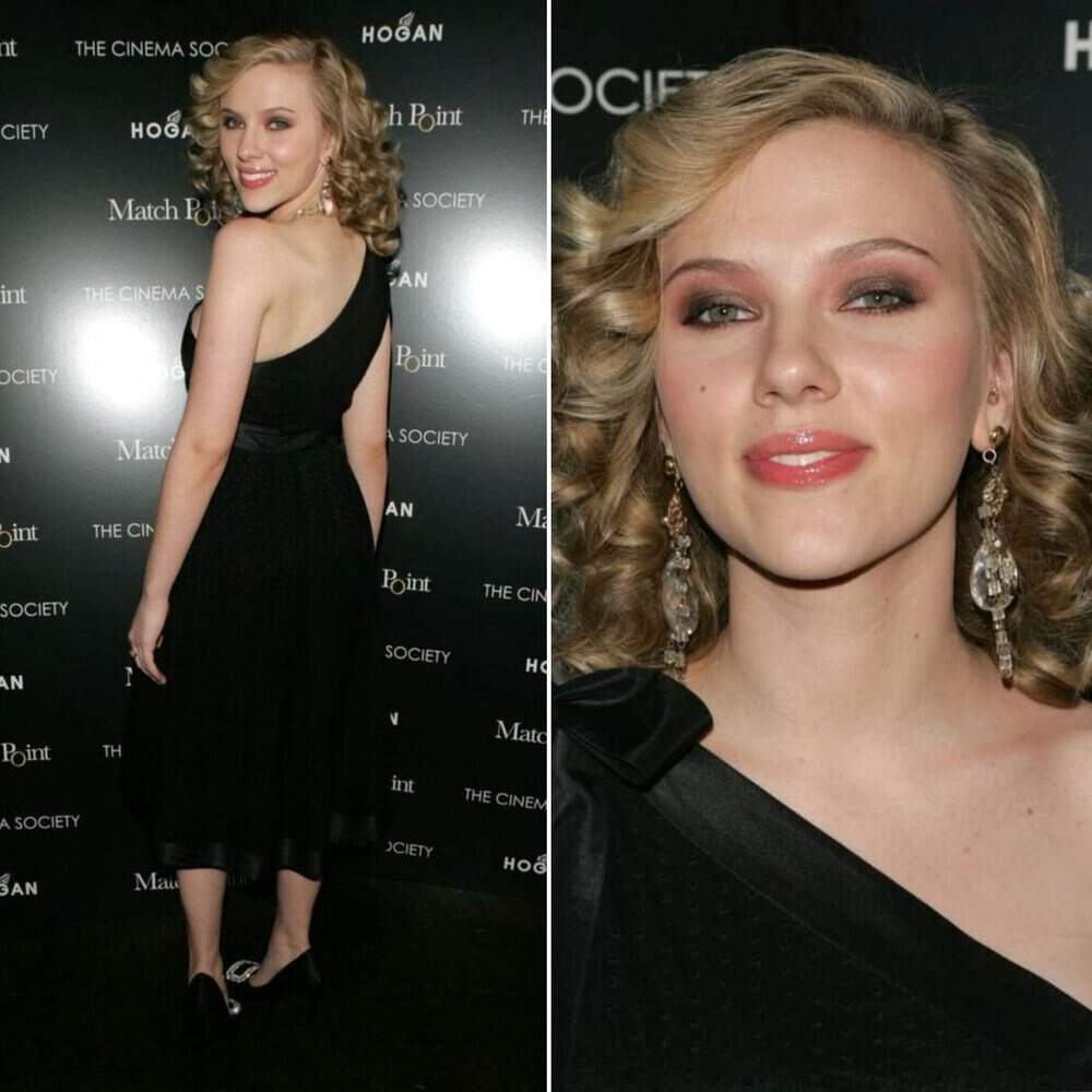 Starry Night In Nyc Scarlett Johansson Shines At The Cinema Society's Match Point Screening