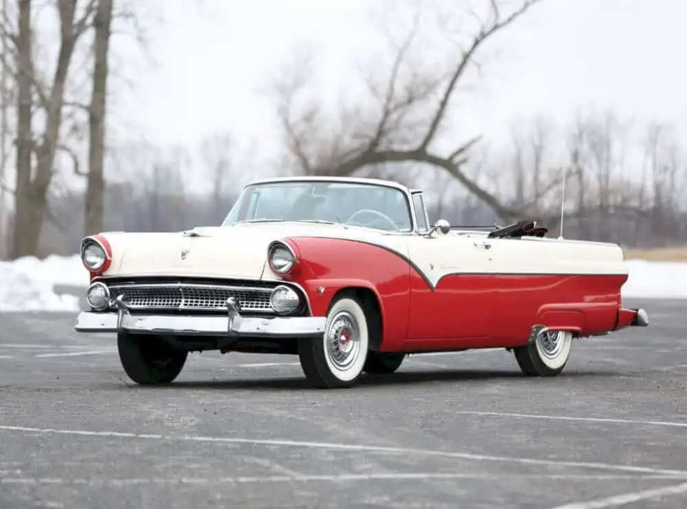 Step Back In Time Unveiling The Timeless Elegance Of The 1955 Ford Fairlane Convertible