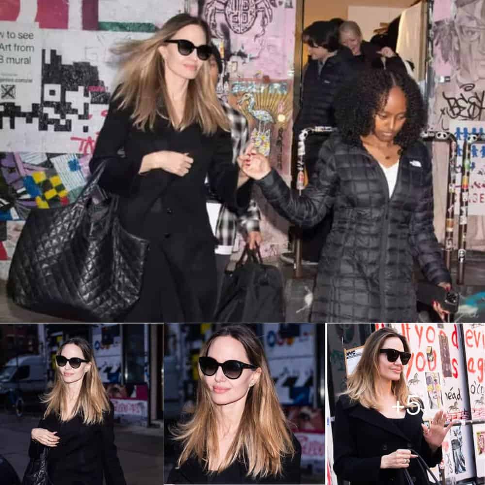 Angelina Jolie Embodies The Ultimate Rich Mom Vibe