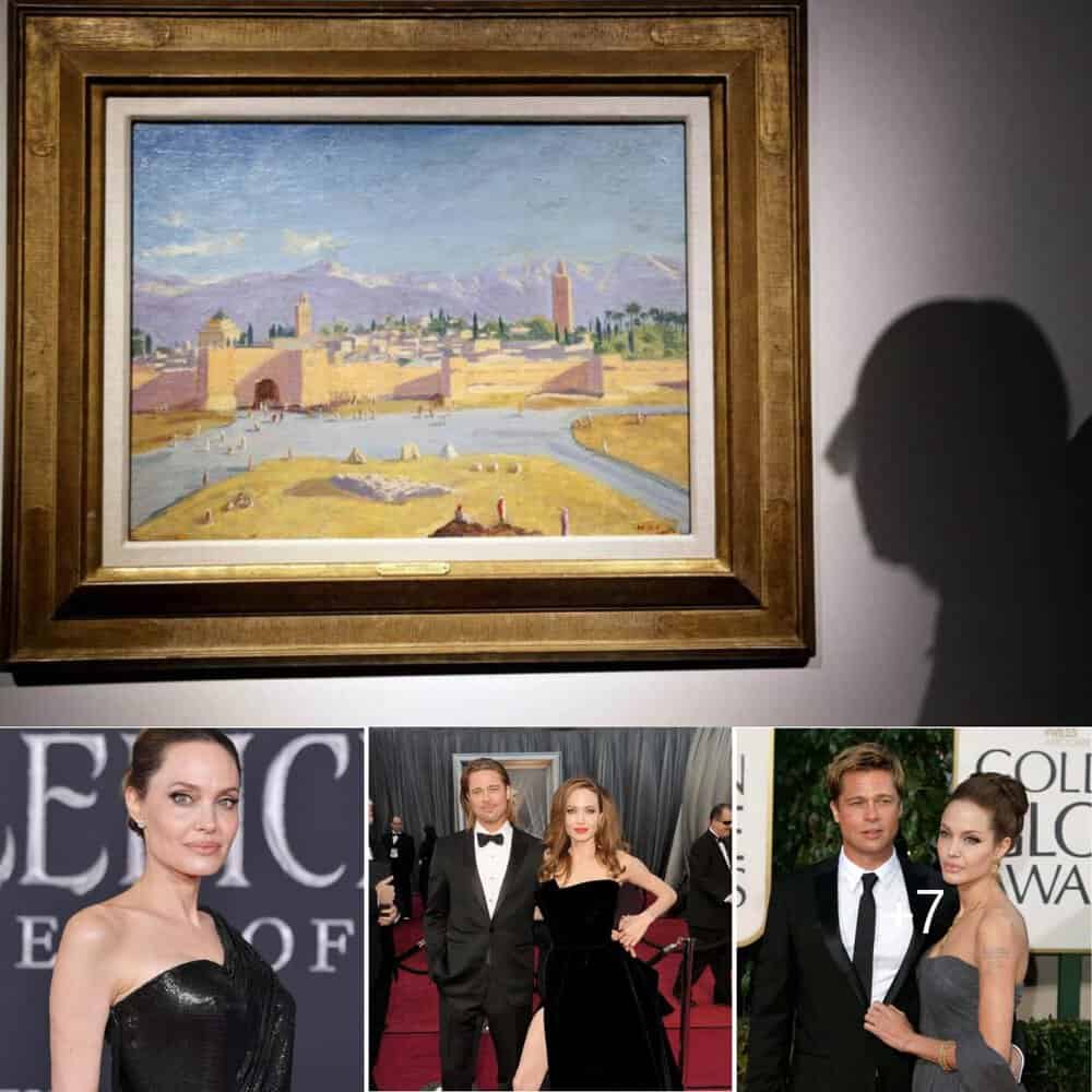 Angelina Jolie Sells Rare Churchill Painting Gifted By Brad Pitt For Over $11 Million