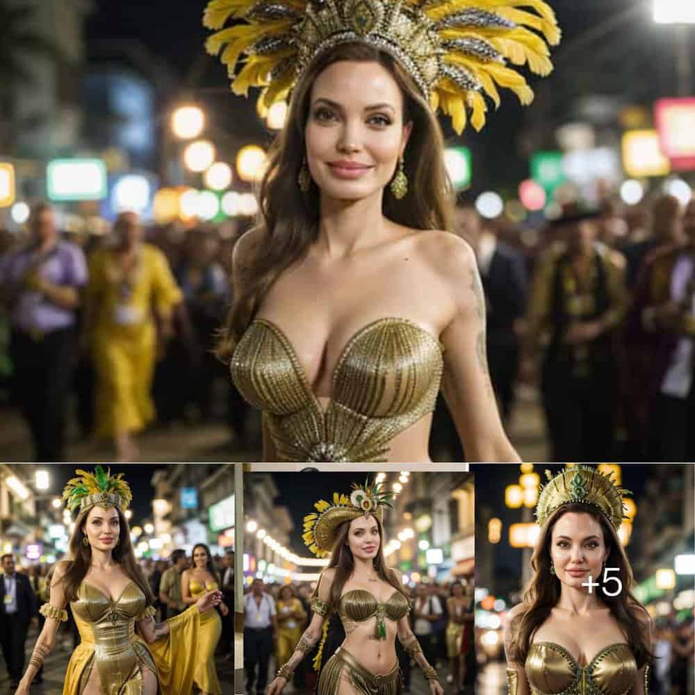 Angelina Jolie Stuns In Vibrant Brazilian Attire, Winning Hearts Worldwide