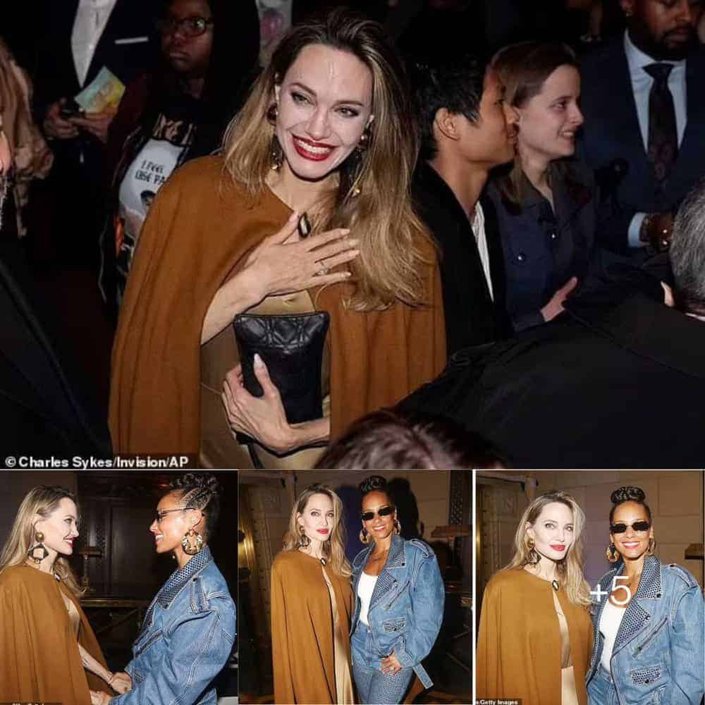 Angelina Jolie Teams Up With Alicia Keys