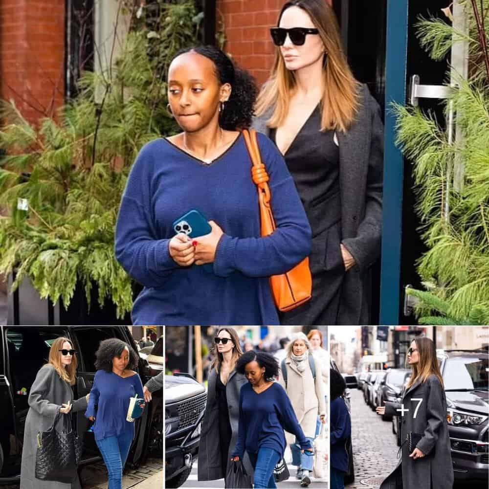 Angelina Jolie And Zahara Spotted In Nyc Amid Campaign To Support Women In Iran