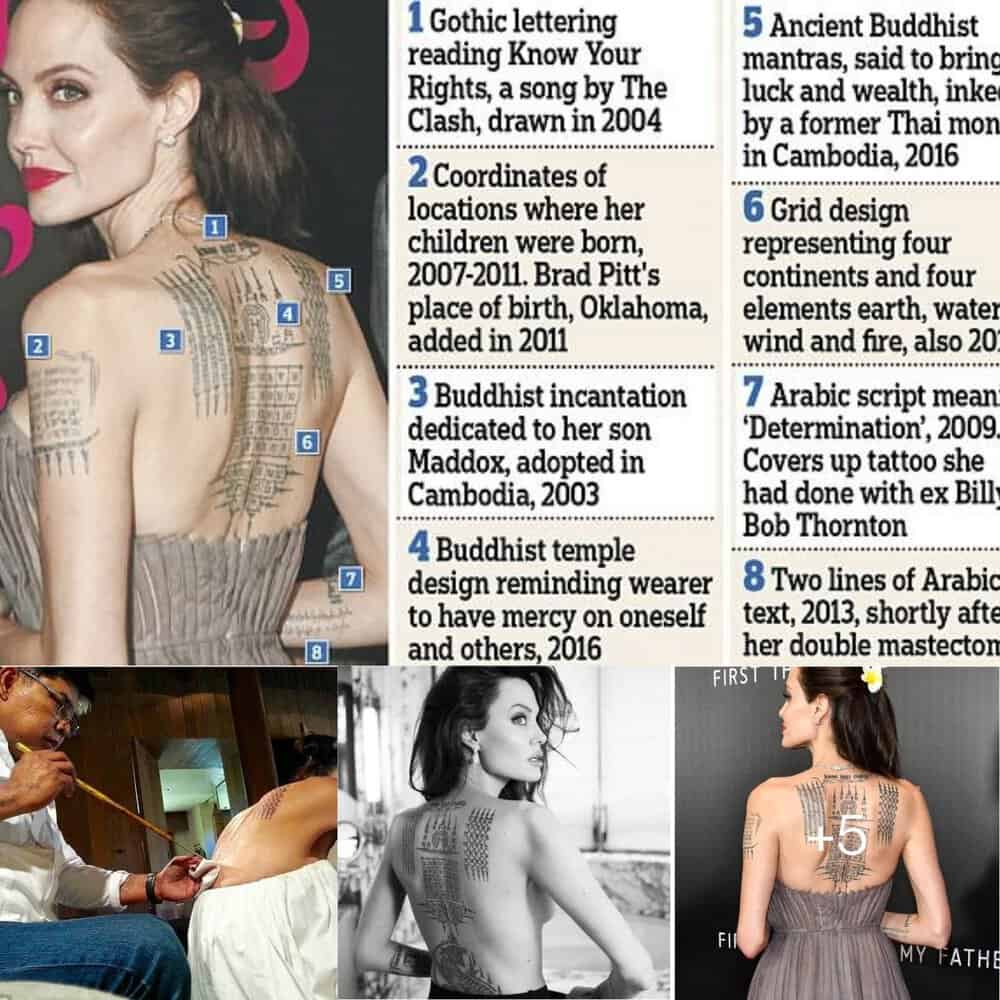 Angelina Jolie's Intriguing Tattoo Tales Revealed