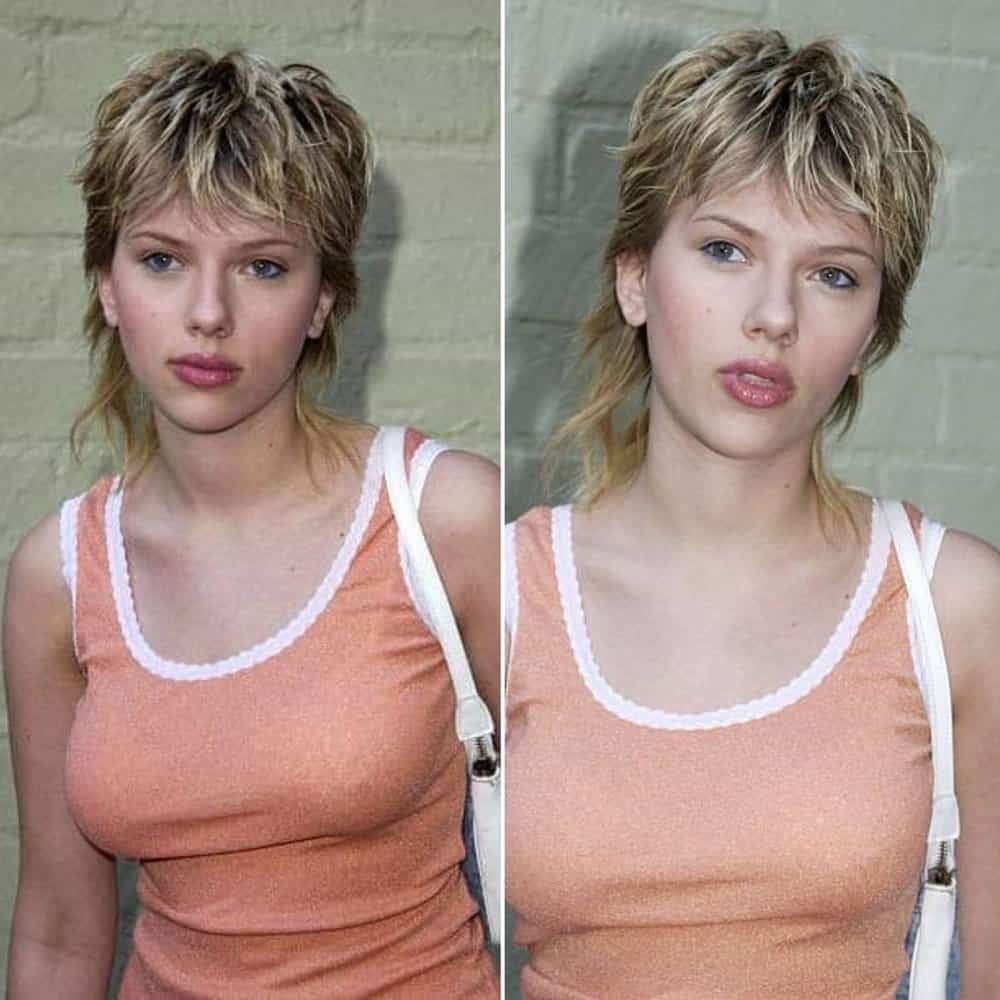 Scarlett Johansson Shines In The Mercedes Benz Showcase In Los Angeles