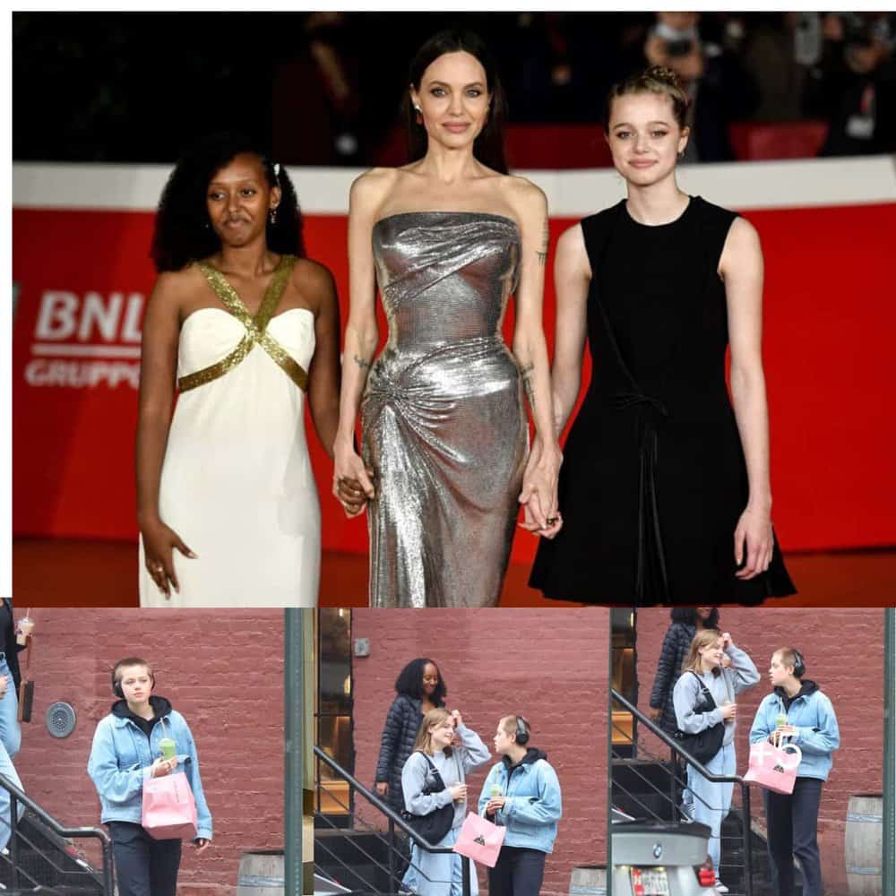 Shiloh Jolie Pitt Debuts New Hair In Nyc Outing With Sisters