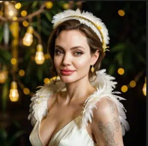 Angelina Jolie Shines on Victoria’s Secret Runway in Dazzling White