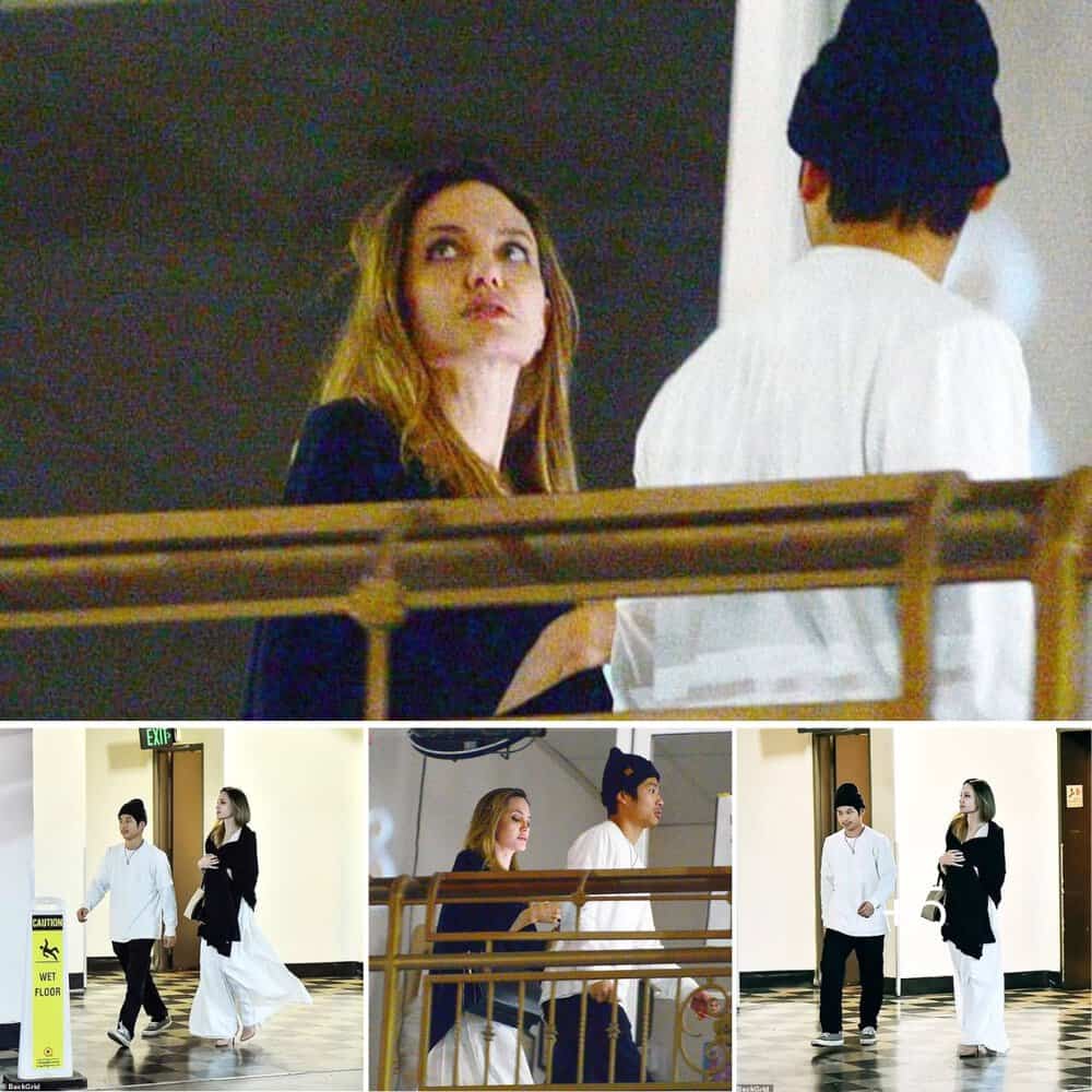 Angelina Jolie Debuts Stunning Lighter Hair Color During Dinner With Son Pax At Sushi Park