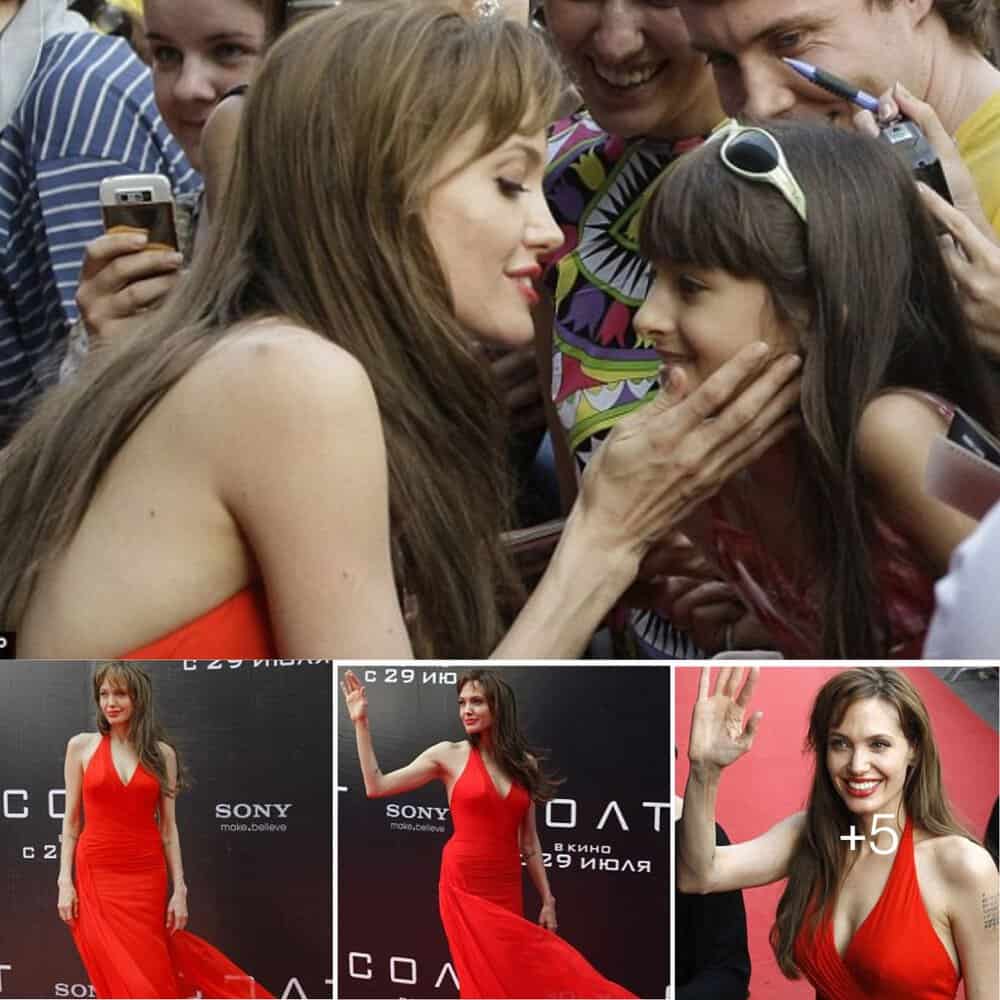 Angelina Jolie's Heartwarming Moment With A Young Fan At The Moscow Premiere Of Salt