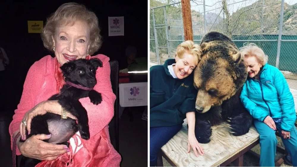 Betty White, Animal Advocate And Guinness World Record Holder, Shares Heartwarming Moment With Brown Bear