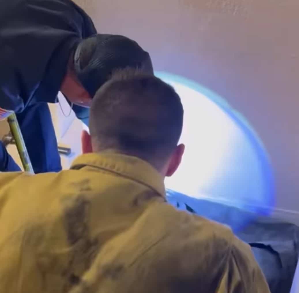 Hector Jimenez, one of the firefighters ...