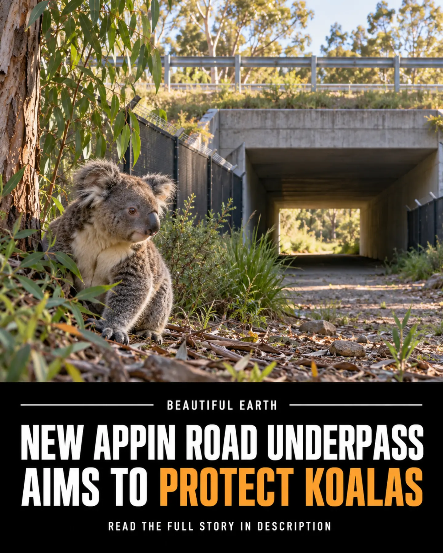 New Appin Road underpass aims to protect koalas