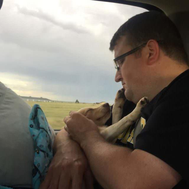 Among the litter was Dakota, the runt, w...