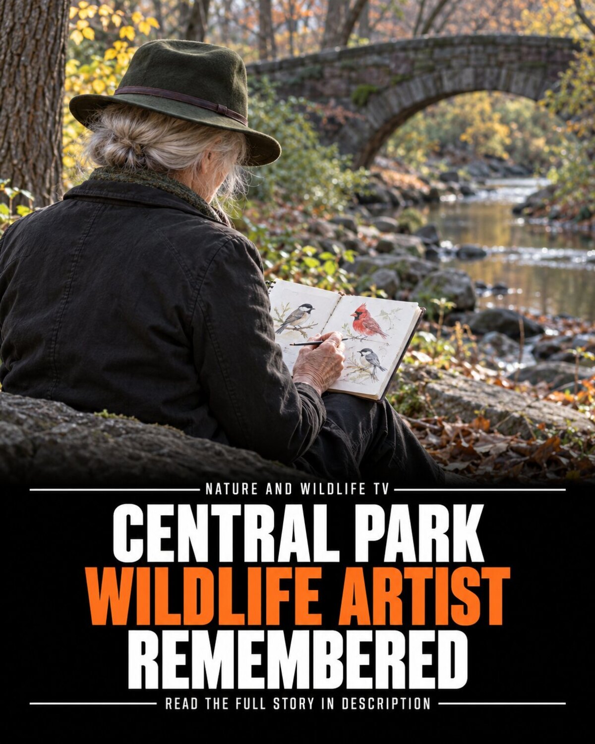 An educational reconstruction honoring Central Park wildlife artist Francis Lee Rogers.